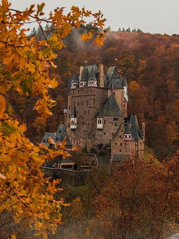 Cities, Autumn, Leaves, Architecture, Lock, Branches, Germany HD phone wallpaper