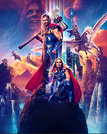 Thor Love And Thunder, art, marvel, entertainment, mighty HD phone wallpaper