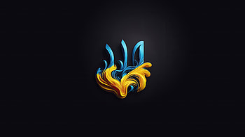 Ukraine Spirit in : Vibrant National Emblem, Ukraine HD wallpaper