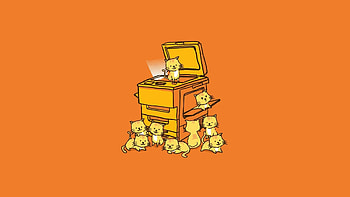 Vector, Lot, Happiness, Kittens, Printer HD wallpaper