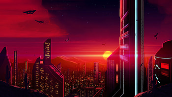 Argumented City , artist, artwork, digital-art, deviantart HD wallpaper
