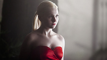 Abigail Breslin, red dress, girl HD wallpaper