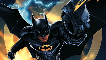 Michael Keaton As Batman In The Flash 2023, the-flash-movie, the-flash, batman, superheroes, artwork, 2023-movies, movies HD wallpaper