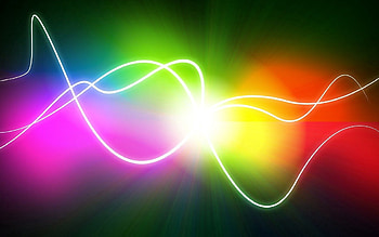 Abstract, Rainbow, Shine, Light, Multicolored, Motley, Lines, Wavy, Color, Iridescent HD wallpaper