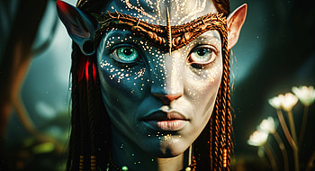 Avatar: Bioluminescent Gaze —, Na'vi, Alien, Humanoid HD wallpaper