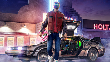 Back to the Future, Delorean HD wallpaper