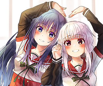 Nanami Yachiyo & Iroha Tamaki, Iroha Tamaki, Nanami Yachiyo, Anime, Magia Record Mahou Shoujo Madoka ☆ Magica Gaiden HD wallpaper