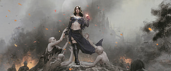 Here is a p collection of MTG card art that I put together :) HD wallpaper