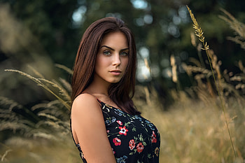 Marlen Alvarez Valderrama, Model, Outdoors, Brunette, Beauty HD wallpaper