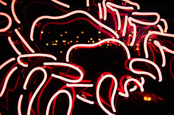 Dark, Neon, Backlight, Illumination, Stripes, Streaks, Glow HD wallpaper