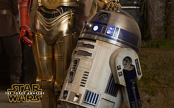 R2-D2 in Star Wars: The Force Awakens HD wallpaper