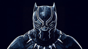 Bold Black Panther, black-panther, superheroes, artwork, digital-art, art, ai, deviantart HD wallpaper