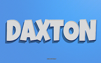 Daxton, blue lines background, with names, Daxton name, male names, Daxton greeting card, line art, with Daxton name HD wallpaper