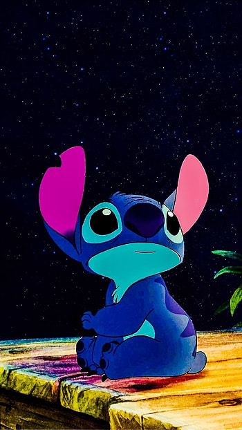 Stitch animation, Stitch , Adorable blue creature, Fan art HD phone wallpaper