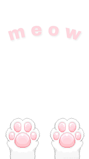 Paws, Cat, Kawaii HD phone wallpaper