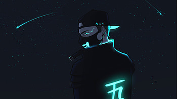 Come Outside At Night , mask, cap, artist, artwork, digital-art, artstation HD wallpaper