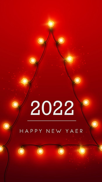 2022, Happy New year, Merry Christmas HD phone wallpaper