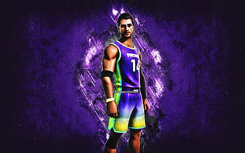 Fortnite Fadeaway Skin, Fortnite, main characters, purple stone background, Fadeaway, Fortnite skins, Fadeaway Skin, Fadeaway Fortnite, Fortnite characters HD wallpaper