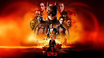 The Batman — Fiery Gotham, The Batman HD wallpaper