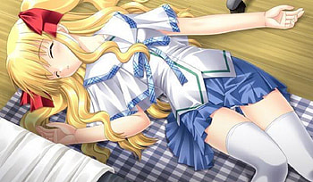 Tired School Girl, lazy, tired, sleeping, cant think of a fourth HD wallpaper