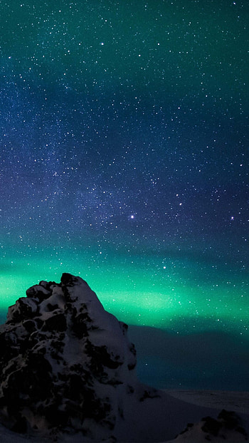 Greenland beauty, Northern lights, Travel wonder, screen HD phone wallpaper