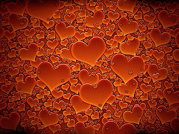 Texture, Textures, Redhead, Heart, Lot HD wallpaper