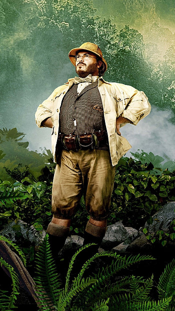 Movie, Jumanji: Welcome to the Jungle, Jack Black HD phone wallpaper