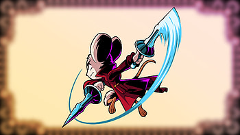 Minna the Hollower — Swift Dagger, Video Game, Mouse, Sword, Cartoon HD wallpaper