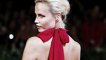 natasha, dress, back look, red, beauty HD wallpaper
