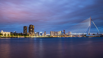 Rotterdam Skyline, Culinary delights, Aida travel blog, Dutch cuisine HD wallpaper