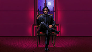 John Wick Calm Before The Gunfire, john-wick, movies, artwork, art, digital-art HD wallpaper