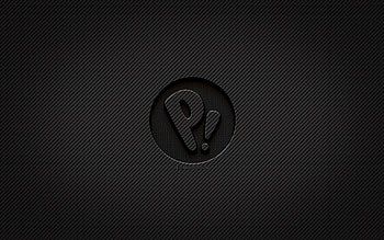 Pop OS carbon logo, , grunge art, carbon background, creative, Pop OS black logo, Linux, Pop OS logo, Pop OS HD wallpaper