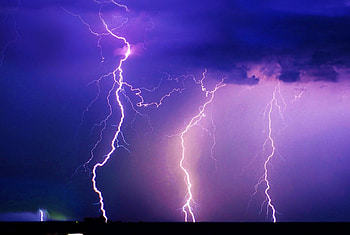 Lightning Storm, BEAUTY, DEADLY, SCENIC WEATHER, NATURE HD wallpaper