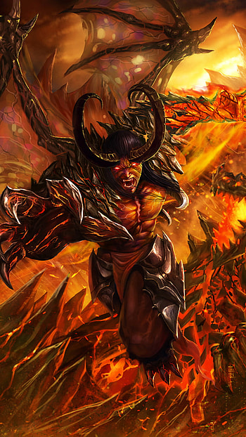 Demon, Dangerous Demon HD phone wallpaper