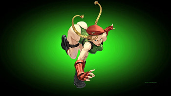 Cammy White in Green, fan art, street fighter, , nexus, cartoons, animation, 1920x1080 only, anime, cammy white, backgrounds, , sexy girls, chun li HD wallpaper