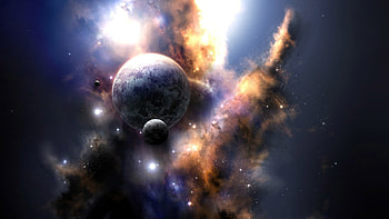 Landscape, Planets, Universe HD wallpaper