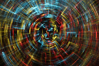 Abstract, Glare, Shine, Light, Multicolored, Motley, Blur, Smooth, Rotation HD wallpaper