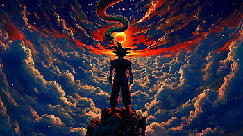 Saiyan Warrior Ultimate Form, goku, dragon-ball, dragon, anime, ai, artwork, digital-art, artist HD wallpaper