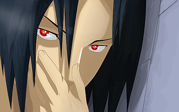 sasuke, naruto, sharingan, uchiha HD wallpaper