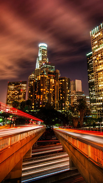 Time-Lapse Magic, Urban Lights, City Transformation, Mesmerizing Scenes HD phone wallpaper