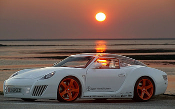 Auto, Sunset, Tuning, Cars HD wallpaper