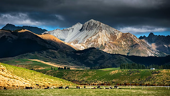 New Zealand scenery, Breathtaking backgrounds, South Island beauty HD wallpaper