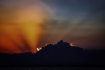 Nature, Sunset, Sky, Clouds, Colourful, Colorful HD wallpaper