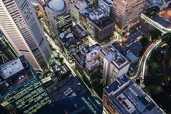 Cities, City, View From Above, Skyscrapers HD wallpaper