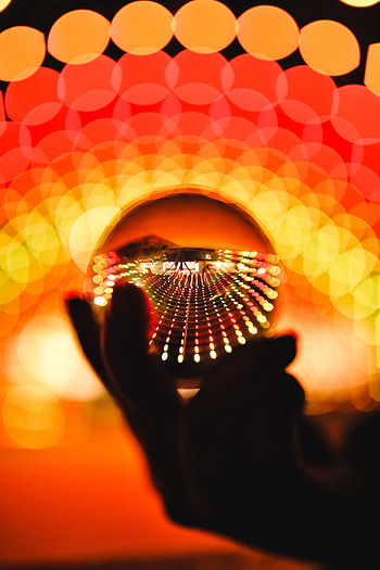 Glare, Miscellanea, Miscellaneous, Ball, Bokeh, Boquet HD phone wallpaper