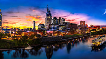 Nashville Skyline, Palmer Law PLC, Legal guidance, Trusted law firm HD wallpaper