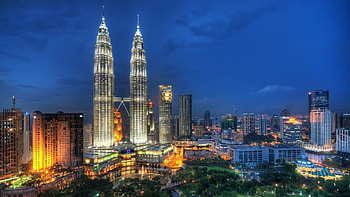 Petronas Towers - Kuala Lumpur - Malaysia, Kuala Lumpur, Petronas Towers, Malaysia, Asia HD wallpaper
