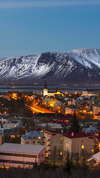 Reykjavik Urban Landscape, , Cultural Hub HD phone wallpaper