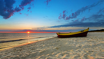 Beautiful View, blue, beaches, view, sky, beautiful, sunset HD wallpaper