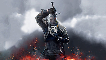 the witcher 3: wild hunt sword runes geralt spark HD wallpaper